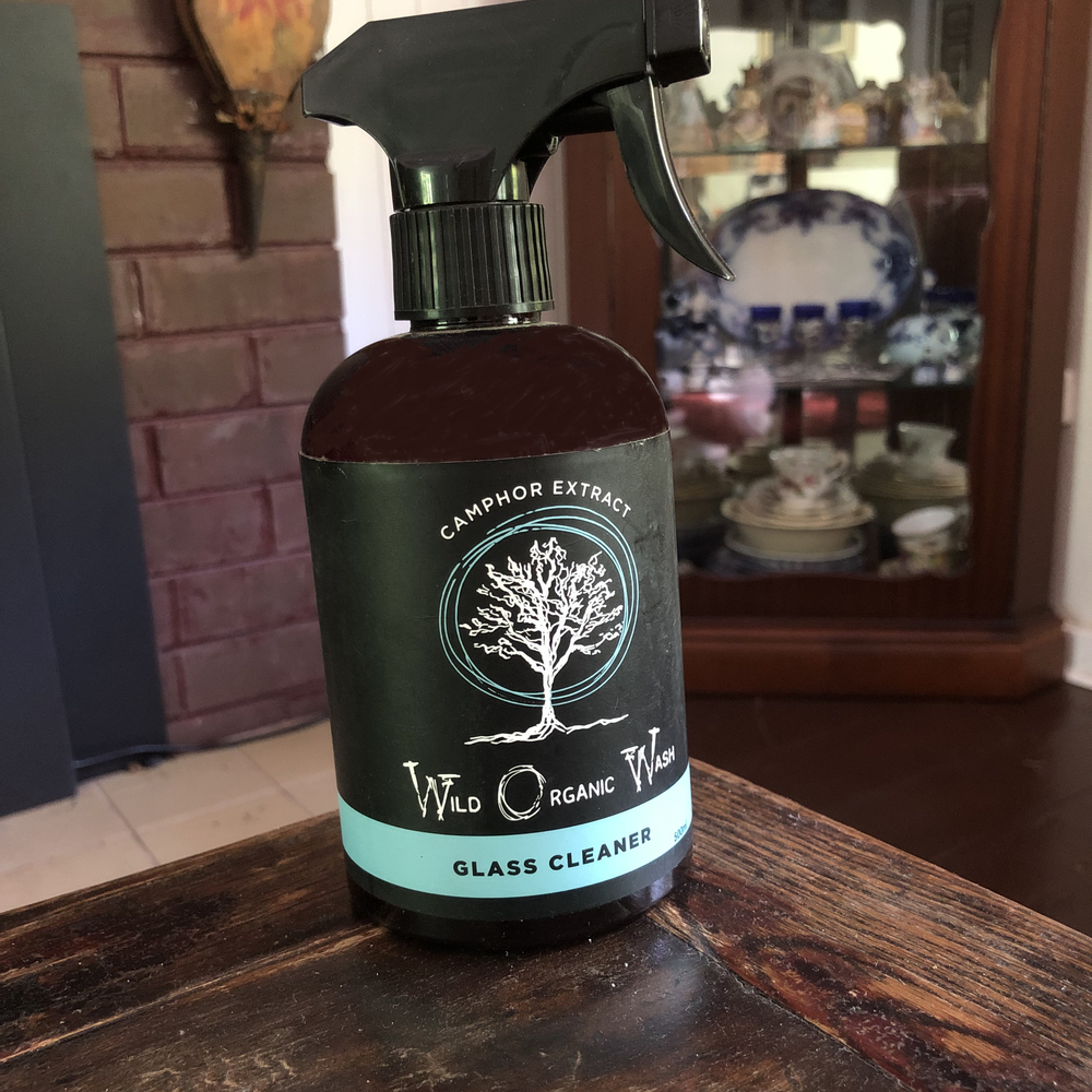 Wild Organic Wash Glass Cleaner - For Streak free & crystal clear glass