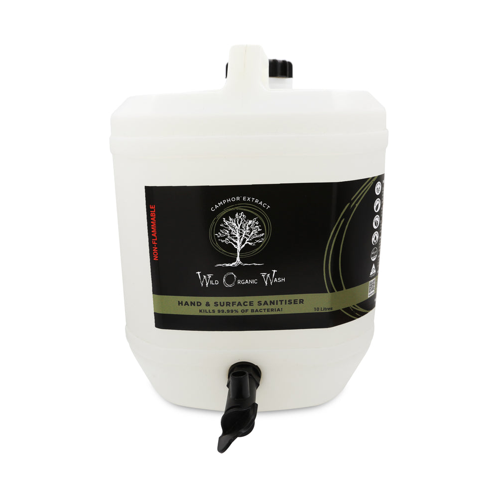 
                  
                    Wild Organic Wash Hand & Surface Sanitiser – naturally antibacterial and antifungal 10 litre refill
                  
                