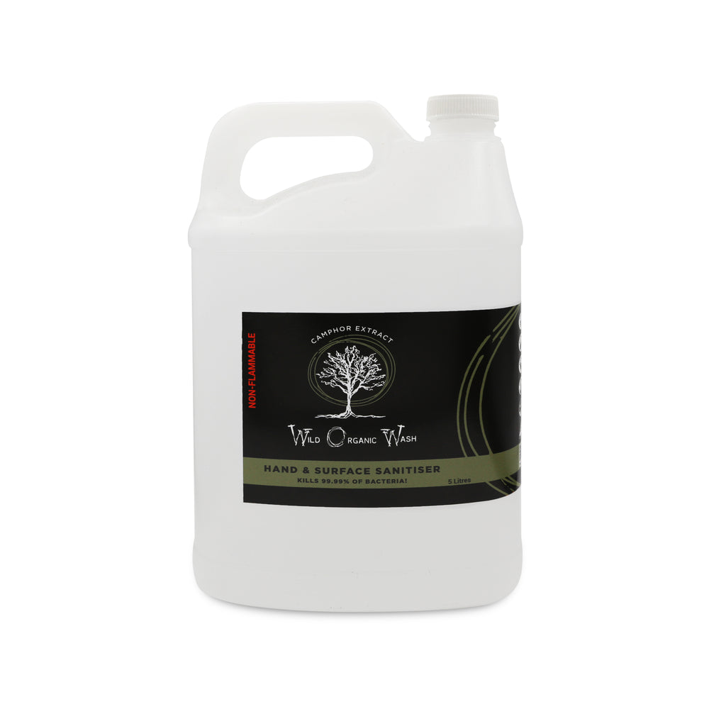 
                  
                    Wild Organic Wash Hand & Surface Sanitiser – naturally antibacterial and antifungal  5 litre refill
                  
                