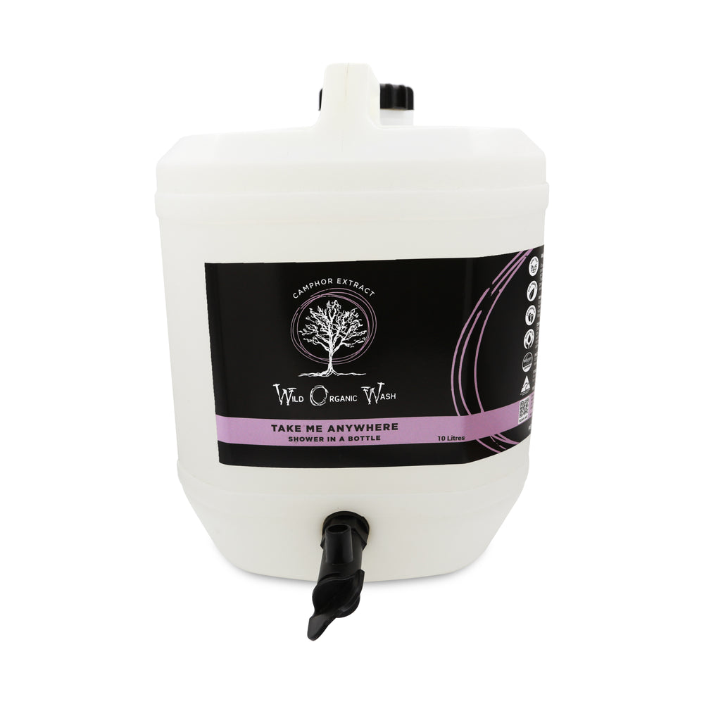 
                  
                    Wild Organic Wash Take Me Anywhere - Shower in a bottle 10 litre refill
                  
                