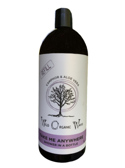 
                  
                    Wild Organic Wash Refill Take Me Anywhere - Shower in a bottle 1 litre refill
                  
                